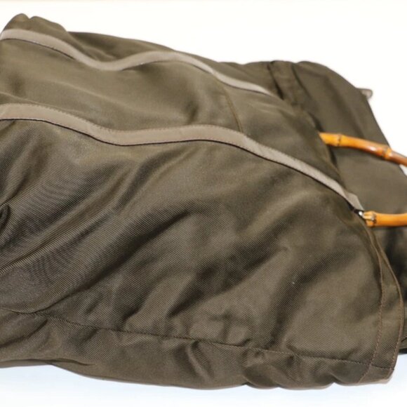 Gucci Bamboo Boston Large Capacity Commuter School Bag - Brown - Picture 5 of 16